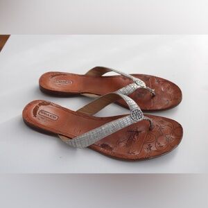 Coach Sara flip flop sandals